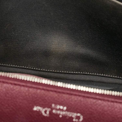 Dior Large Burgundy Shoulder Bag