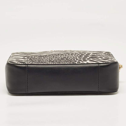 Michael Kors Ginny Camera Black/White Crossbody Bag