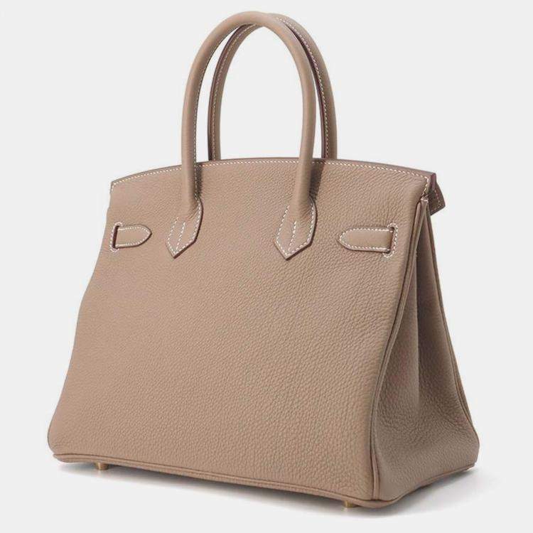 Hermès Birkin 30 Etoupe Togo Leather – Brand New