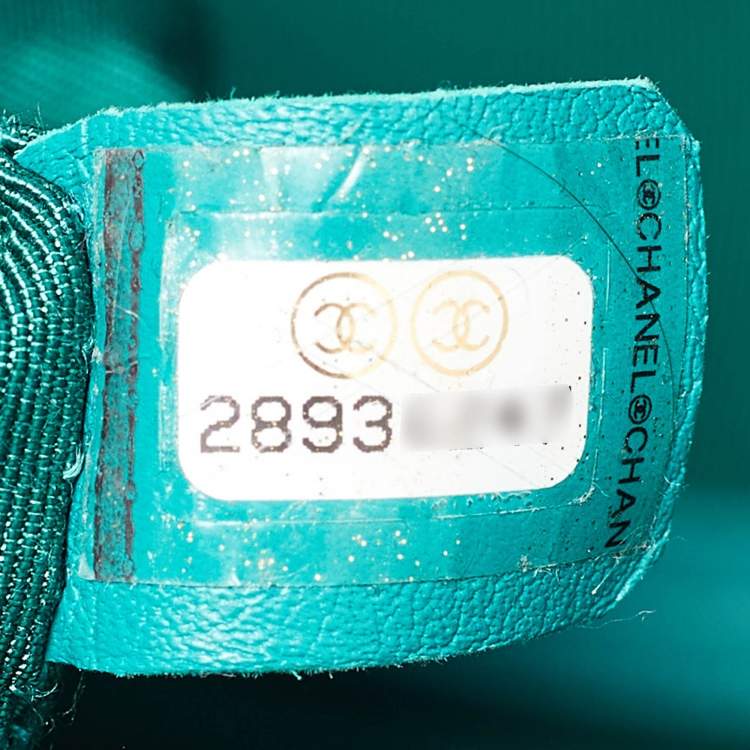 Chanel Medium Shopper Tote in Green Tweed