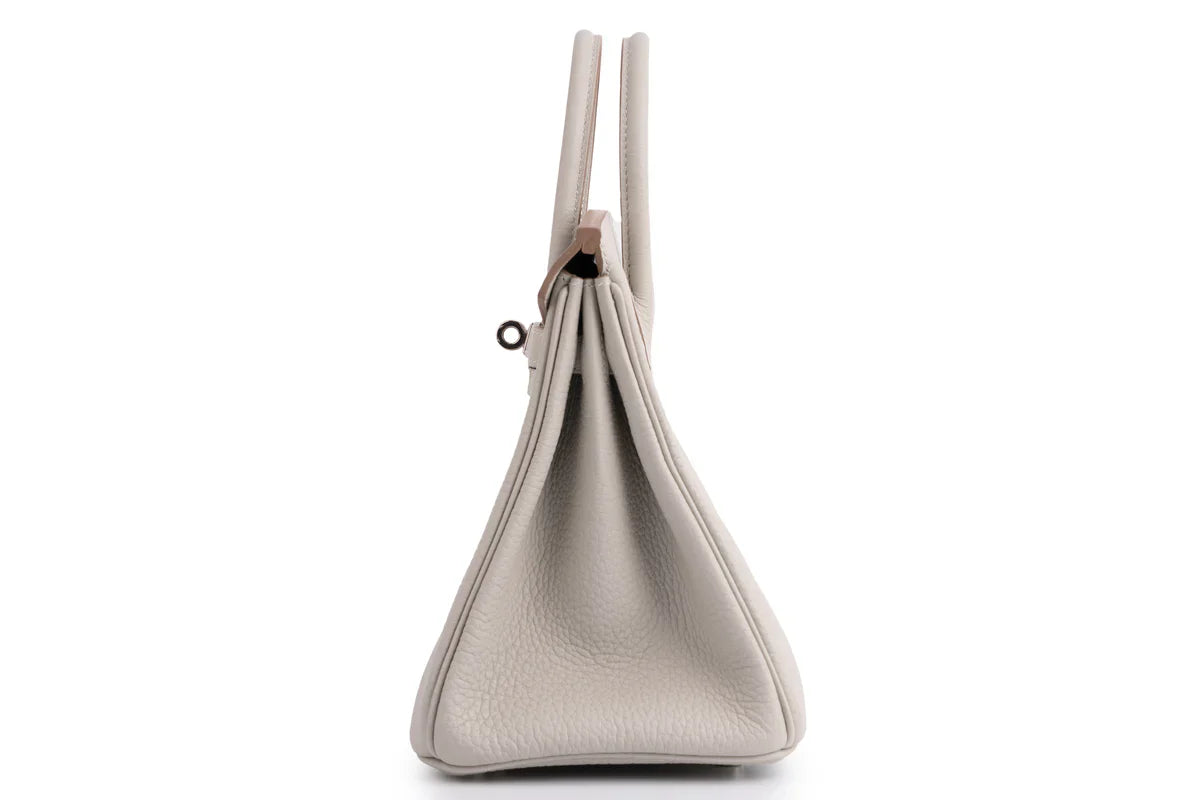 Hermès Birkin 25 Togo Gris Perle PHW