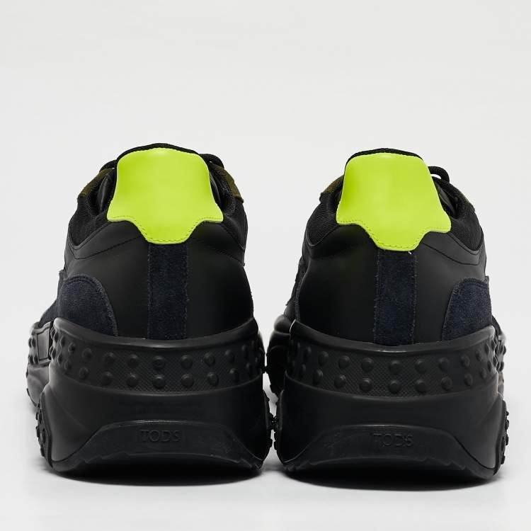 Tod’s Multicolor Leather, Mesh & Suede Chunky Sneakers - Size 44.5