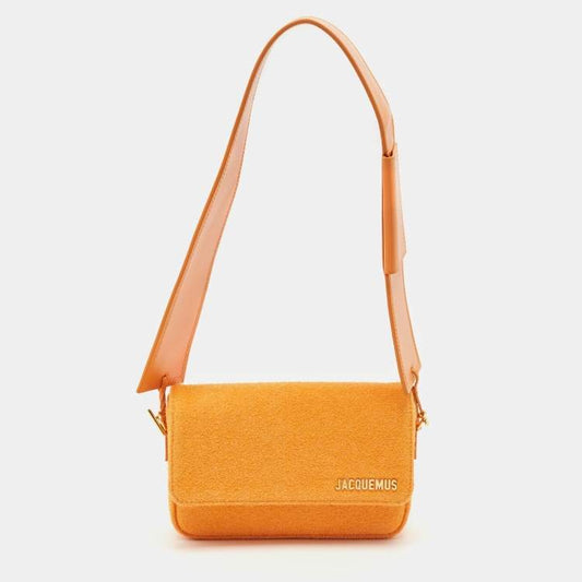 Jacquemus Orange Fabric Le Carinu Shoulder Bag