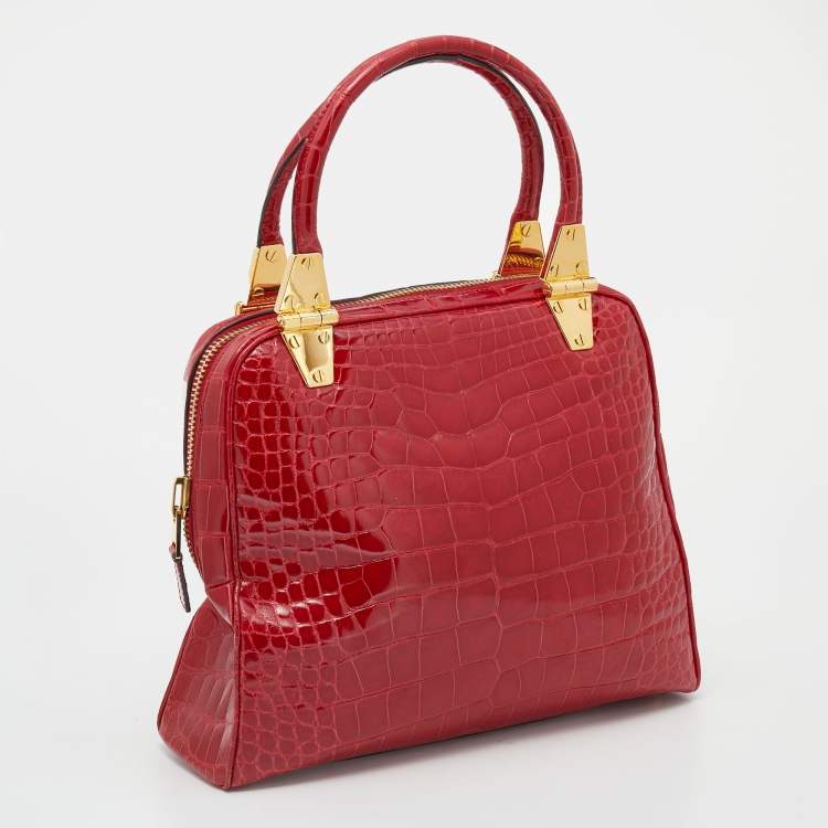 Tom Ford Crocodile Leather Tote Bag