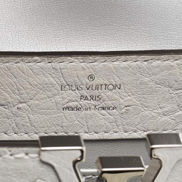 Louis Vuitton Capucines Mini Grey