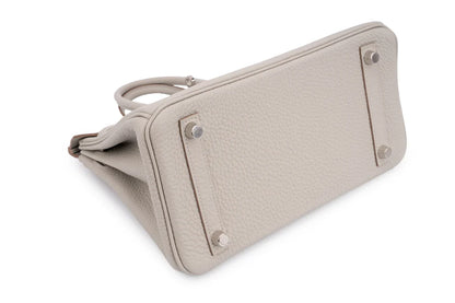 Hermès Birkin 25 Togo Gris Perle PHW