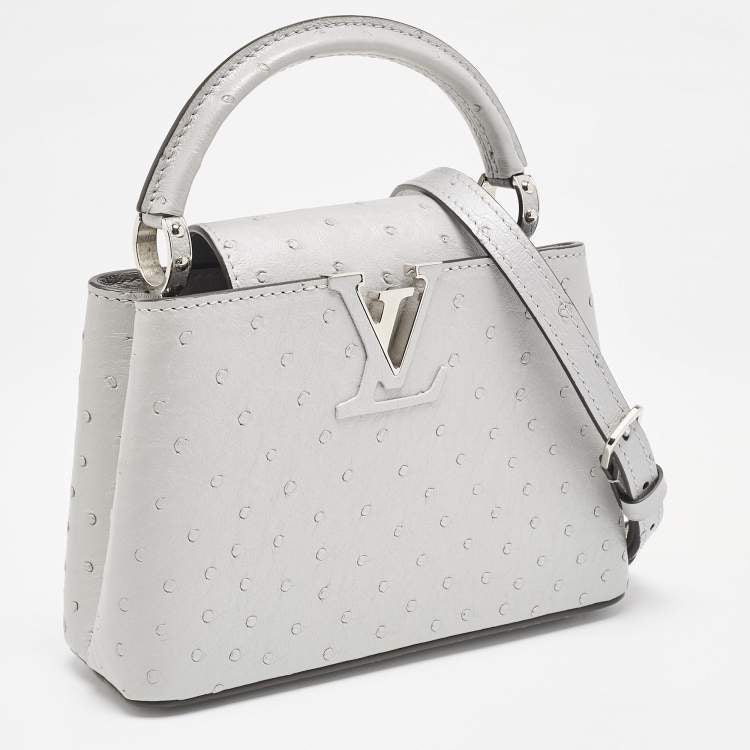 Louis Vuitton Capucines Mini Grey