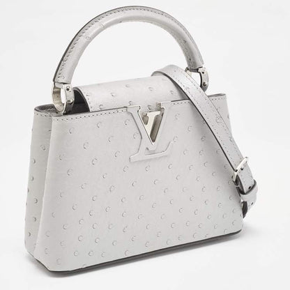 Louis Vuitton Capucines Mini Grey