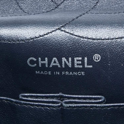 Chanel Navy Blue Quilted Aged Leather Reissue 2.55 Flap Bag