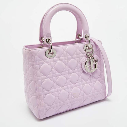 Dior Medium Lady Dior Tote in Lilac
