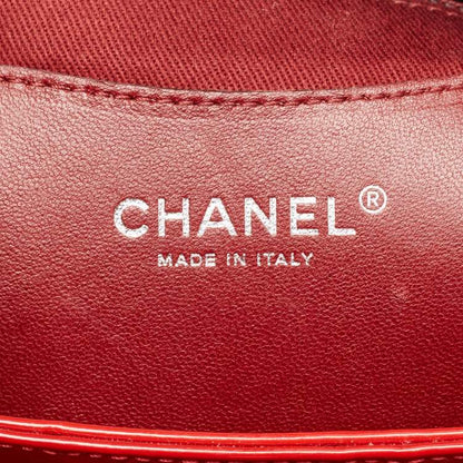 Chanel Red Patent Leather Large Just Mademoiselle Bag