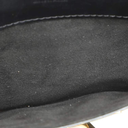 Louis Vuitton Black Leather Chain Louise GM