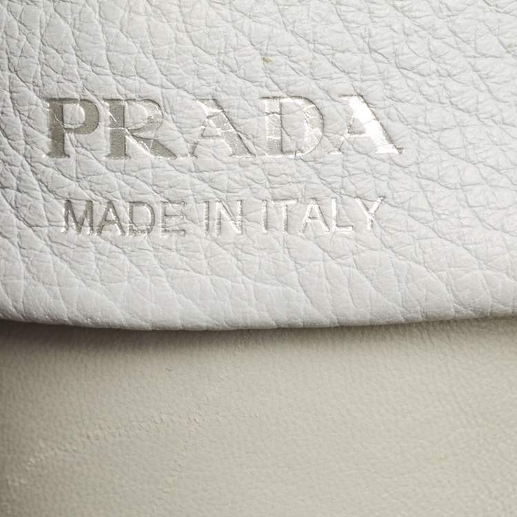Prada Light Grey Tote Bag