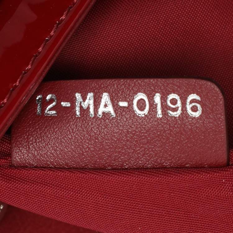 Dior Red Patent Leather Wallet