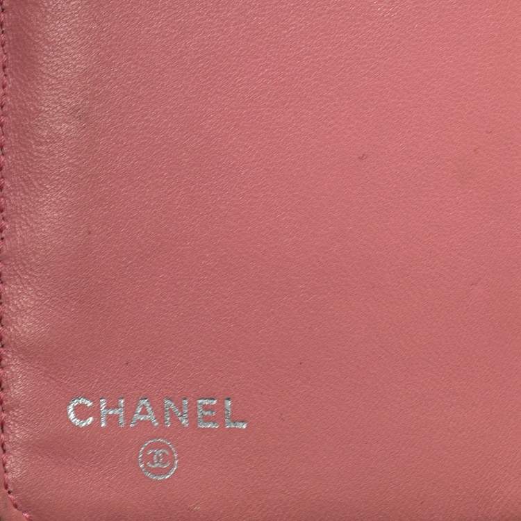 Chanel Pink Quilted Leather L Yen Wallet – Classic Long Bifold