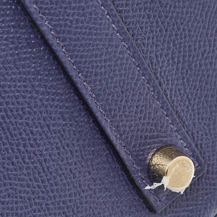 Hermès Birkin 35 Blue Saphir Epsom Leather