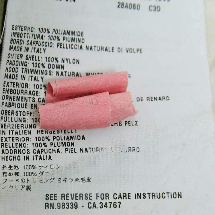 Prada Off-White Quilted Fur Trim Down Jacket – Size S