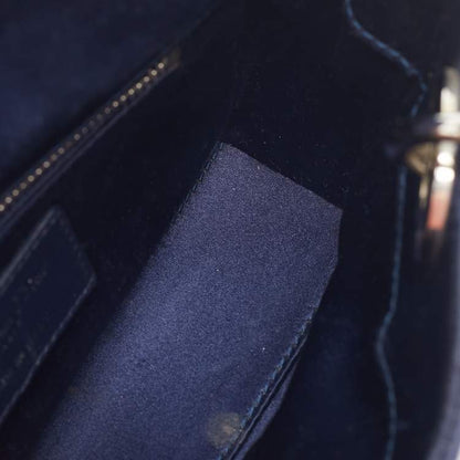 Dior Mini Lady Dior Tote – Navy Blue Crystal Satin