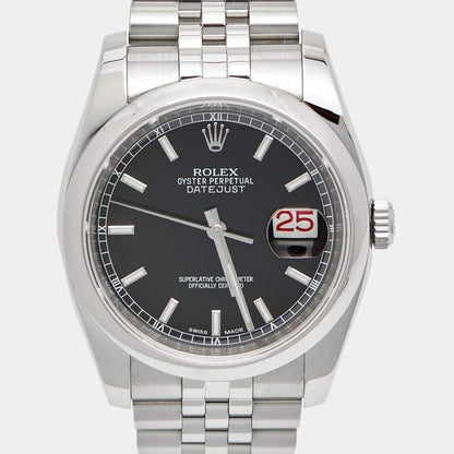 Rolex Datejust 116200 Black Dial 36 mm