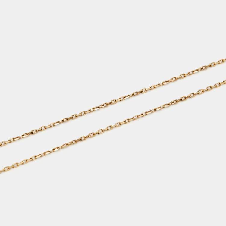 Cartier Amulette De Cartier Lapis Lazuli Diamond 18k Yellow Gold Necklace