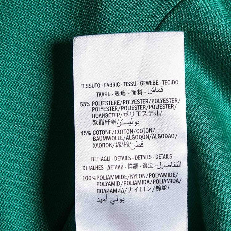 Gucci Green Tech-Jersey Side Stripe Stirrup Leggings – Size XS