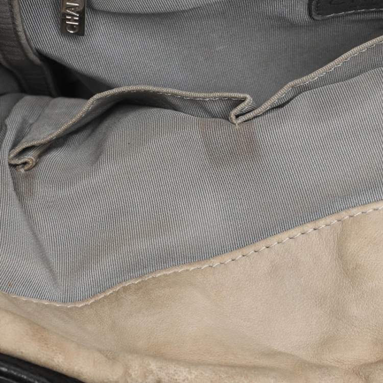 Chanel Black Quilted Glazed Leather Portobello Tote