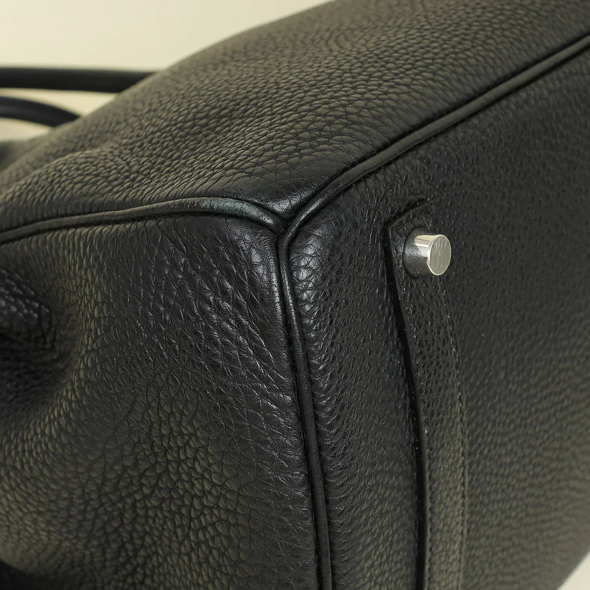 Hermes Noir Retourne Birkin 35 Bag