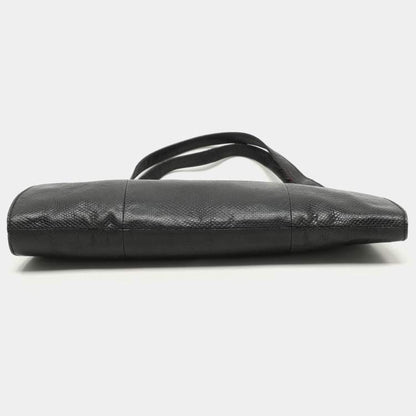 Gucci Black Karung Leather Shoulder Bag