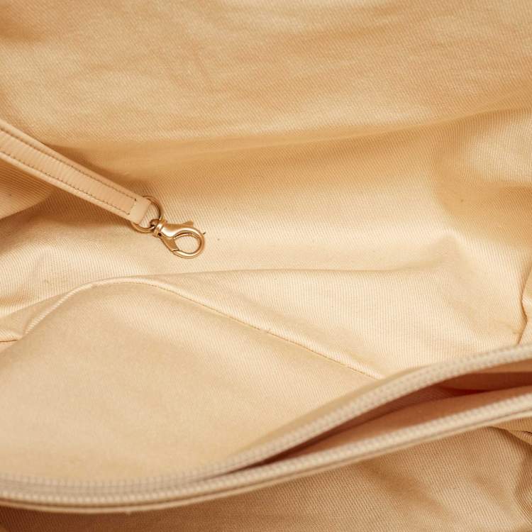 Chanel Beige Tweed CC Nature Tote Bag