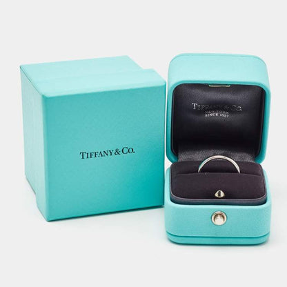 Tiffany & Co. Forever Platinum Wedding Band Ring Size 52