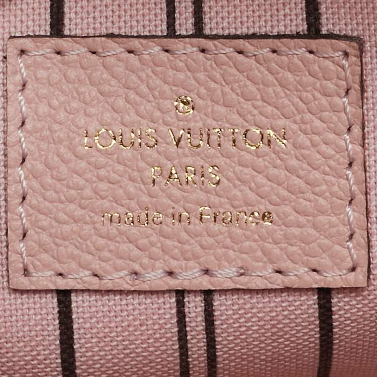 Louis Vuitton Pink Leather Satchel Bag