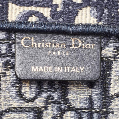 Dior Navy Blue Oblique Medium Book Tote