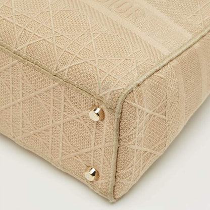 Dior Medium Lady D-Lite Tote in Beige
