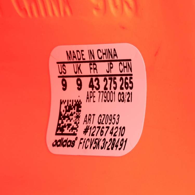 Yeezy x Adidas Enflame Orange Slides – Size 43 – Brand New