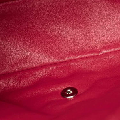 Chanel Red Quilted Leather Maxi Classic Single Flap Bag