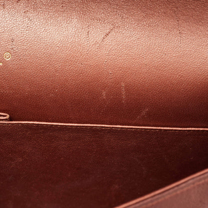 Chanel Copper Quilted Leather Maxi Classic Double Flap Bag – Rare Color