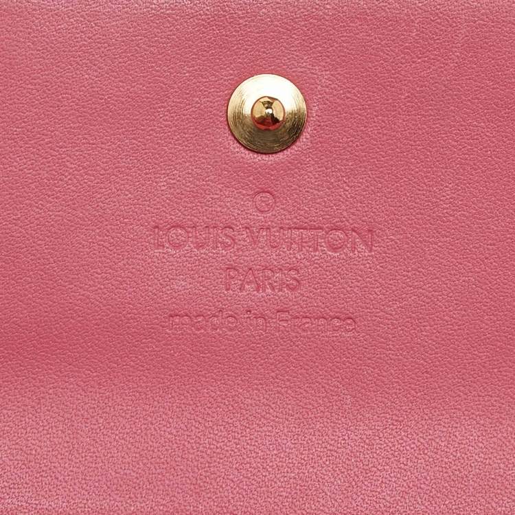 Louis Vuitton Framboise Vernis Monogram Elise Wallet