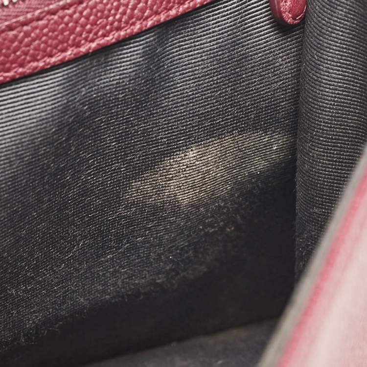 Dior Large Burgundy Shoulder Bag