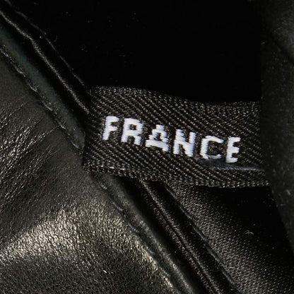 Chanel Black Quilted Leather Chocolate Bar East West