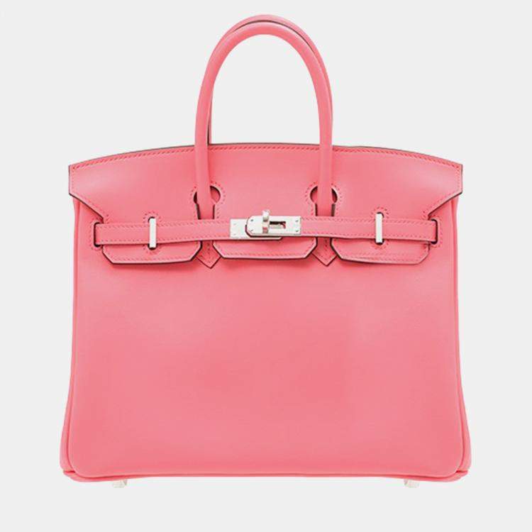 Hermès Birkin 25 Bag in Rose Azalée Swift Leather
