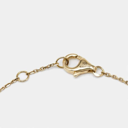 Cartier Amulette De Cartier Chrysoprase Diamond 18k Yellow Gold XS Model Bracelet