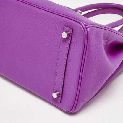 Hermès Birkin 30 Magnolia Evercolor Leather Bag