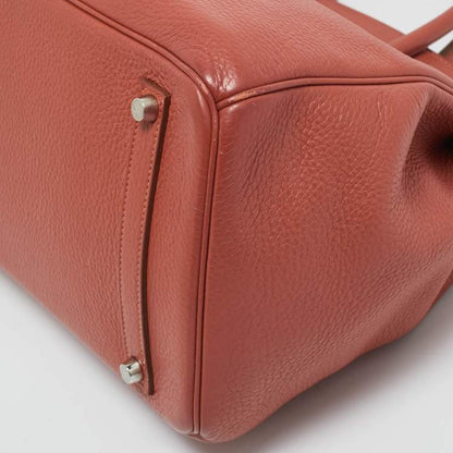 Hermès Sanguine Taurillon Clémence Leather Birkin 35 Bag