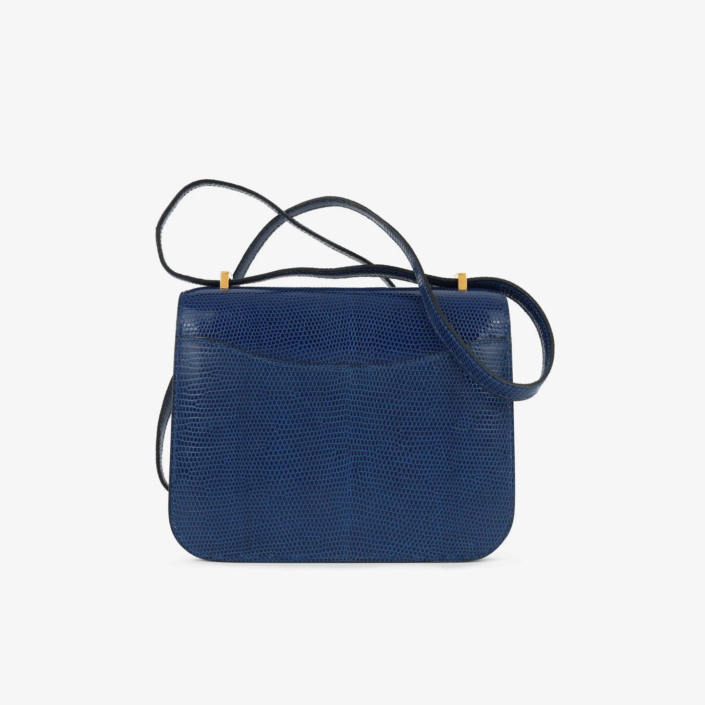 Hermès Constance 18 - Bleu Saphire Varanus Niloticus Lizard | Gold Hardware