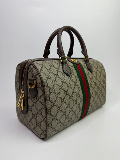 GUCCI OPHIDIA LARGE BOSTON BAG