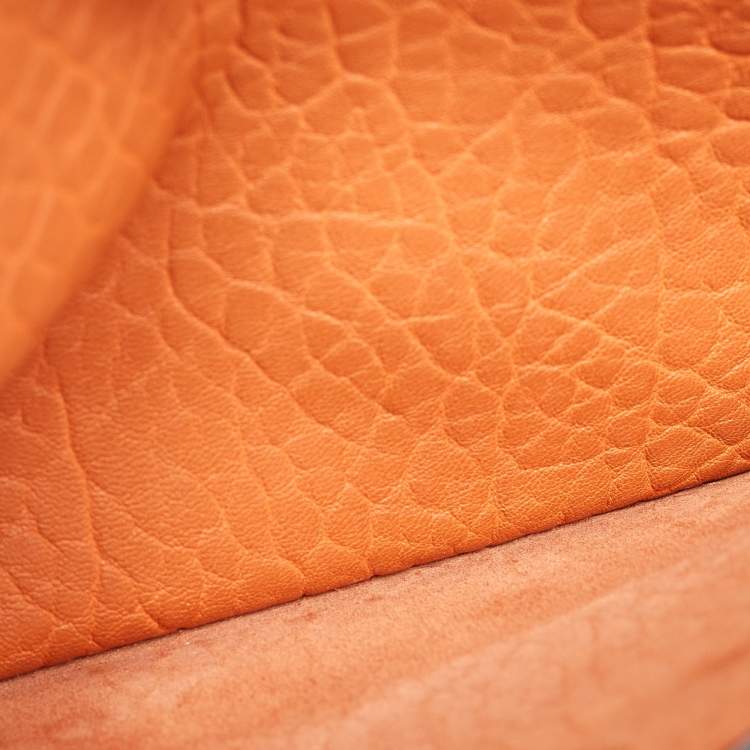 Dior J’Adior Chain Flap Bag in Orange