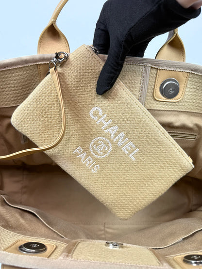 CHANEL LARGE DEAUVILLE TOTE BAG