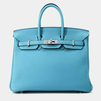 Hermès Birkin 25 Turquoise Togo Leather Rare