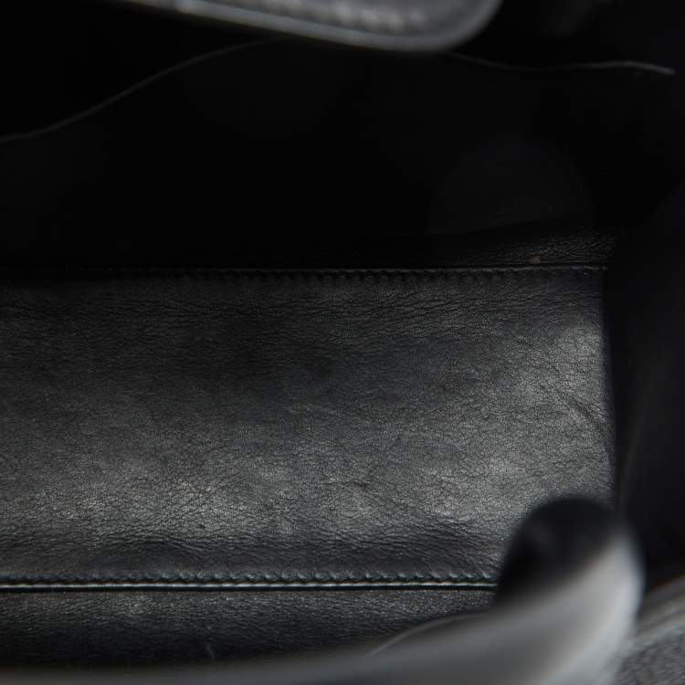 Dior Black Grained Leather Mini Diorever