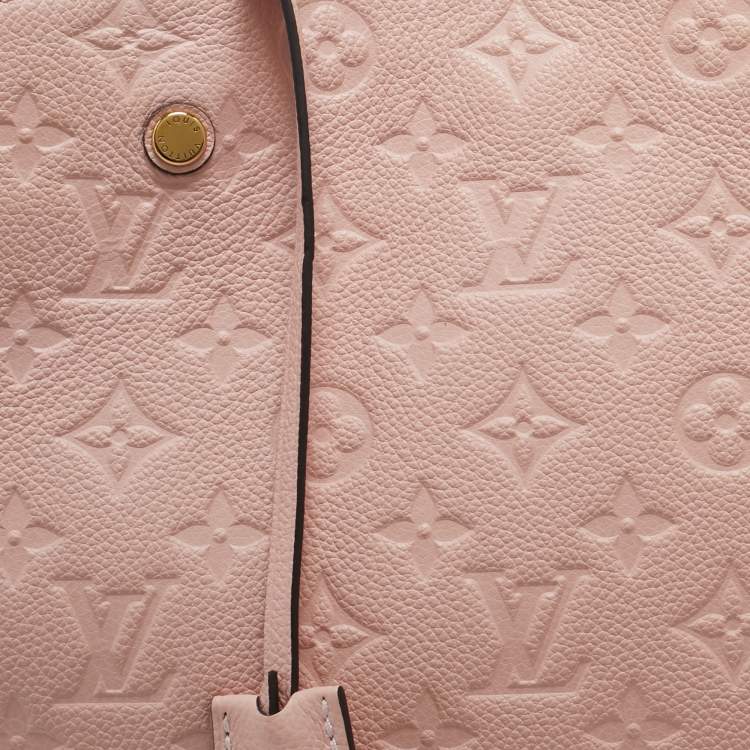 Louis Vuitton Pink Leather Satchel Bag